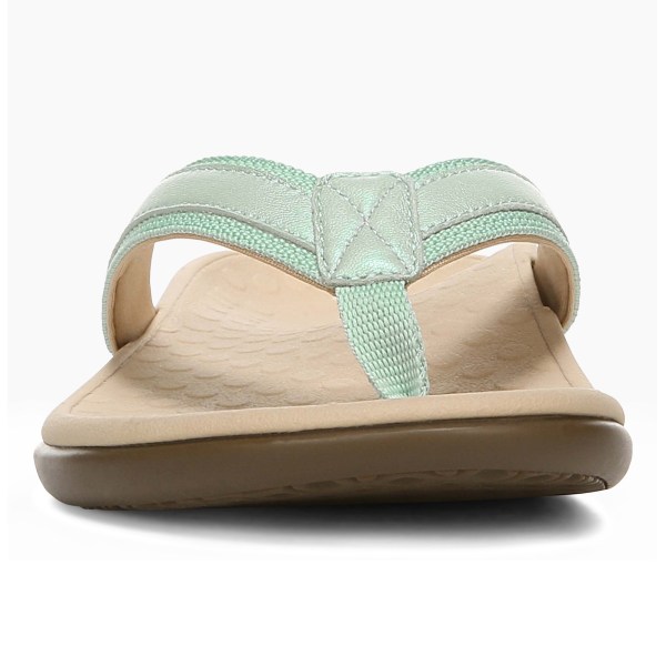 Vionic Sandals Ireland - Tide II Toe Post Sandal Green - Womens Shoes On Sale | BONHA-5149